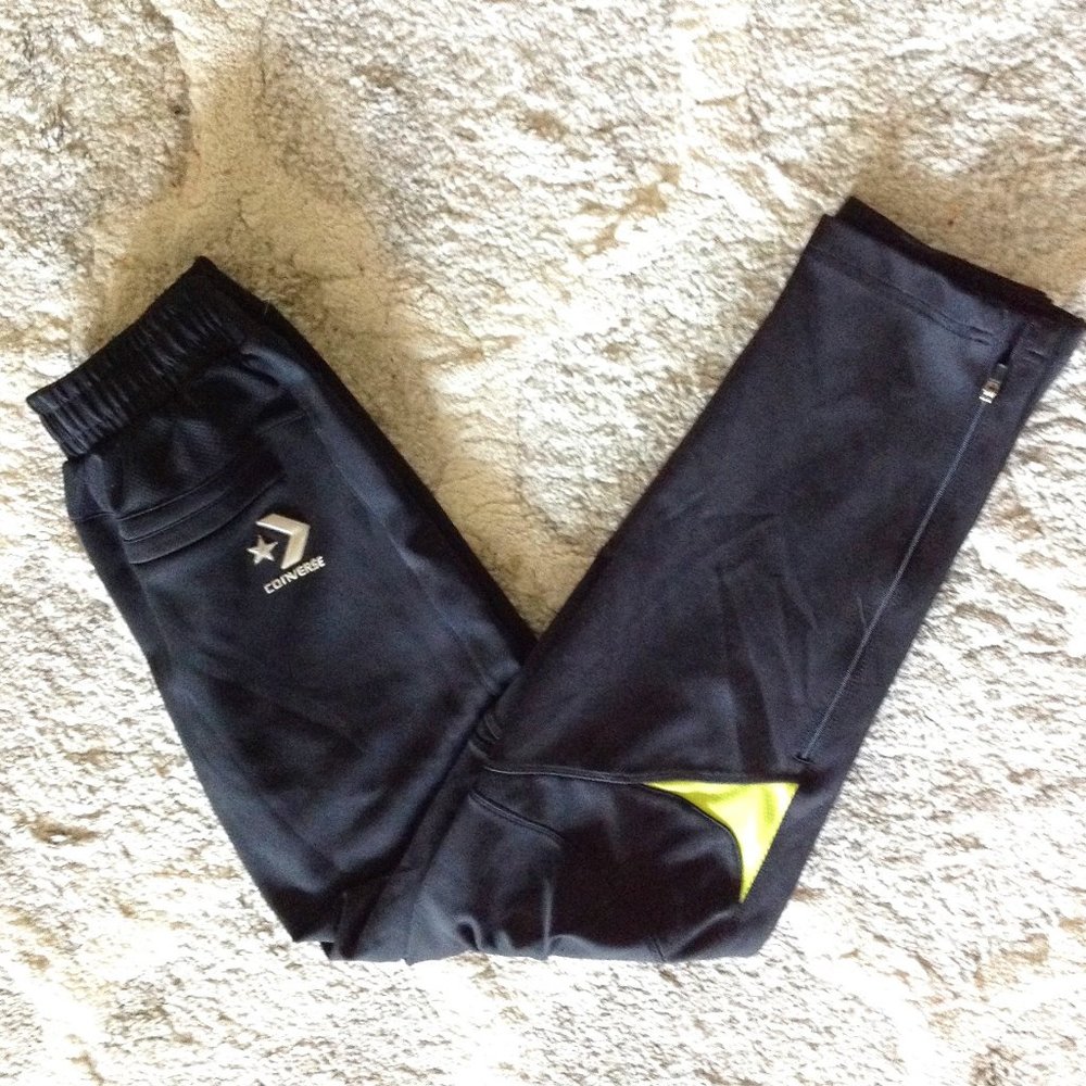 Converse Black & Yellow Neon Joggings Pants